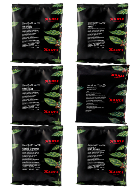 Coffee Bundle Kahl's aromatisierten Kaffee 6x100g