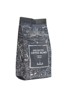 Lemmel Ekologiska mörkrostade kaffebönor 250g