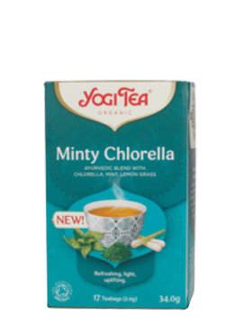 Yogi Tea Minty Chlorella teposer 17 stk