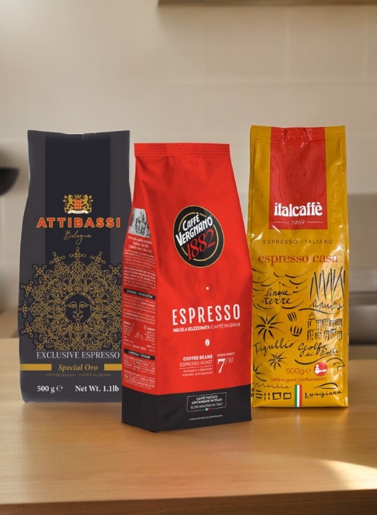 Prova på kaffepaket Italienska kaffebönor 3x500g