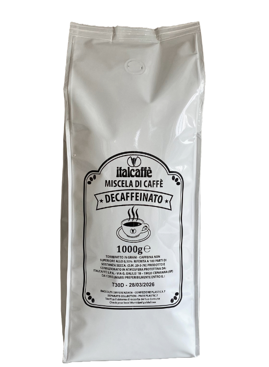 Italcaffè Decaf Espresso koffeinfria kaffebönor 1000g