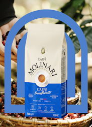 Molinari Decaffeinato koffeinfria kaffebönor 500g