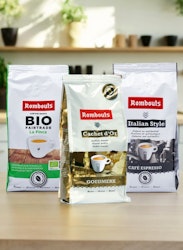 Probieren Sie das Kaffeepaket Rombout's Kaffeebohnen 3x500g