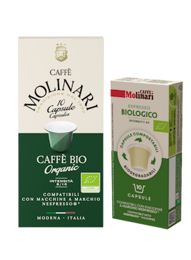 Molinari Bio Nespresso kaffekapslar 10st