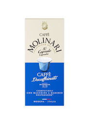 Molinari Decaffeinated koffeinfria nespressokapslar 10 st