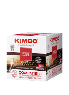 Kimbo Espresso Napoli Dolce Gusto kaffekapslar 16st