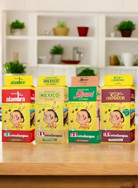 Prova på kaffepaket Passalacqua Vacpac malet kaffe 4x250g