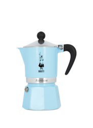 Bialetti Rainbow Blue mokabryggare 3 koppar