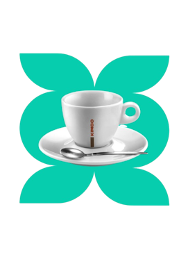 Kimbo Espresso Cappuccinokopp