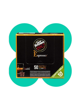 Caffé Vergnano Nespresso Napoli kaffekapslar 50st