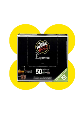 Caffé Vergnano Nespresso Intenso Kaffekapslar 50st