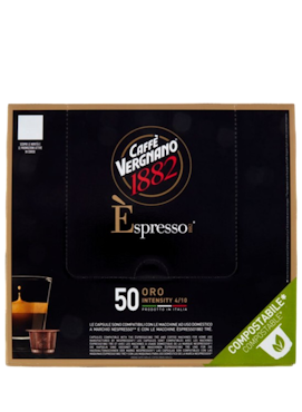 Caffé Vergnano Nespresso Oro kaffekapslar 50st