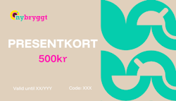 Presentkort 500 kr