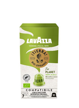 Lavazza Tierra For Planet Organic nespressokapslar 10-p
