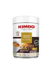Kimbo Espresso Aroma Gold malet kaffe 250g i burk