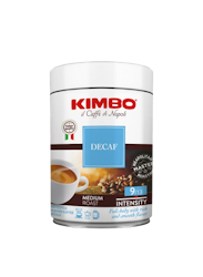 Kimbo Espresso Koffeinfri malt koffeinfri kaffe 250g på boks