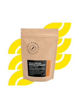 Kompass kafferosteri Lilla Västergatans Espresso kaffebönor 500g