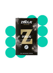 ZOÉGAS Forza! malet kaffe 450g