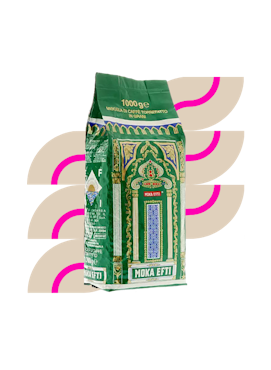 Moka Efti Bar Verde kaffebönor 1000g