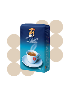 Zicaffe Zidec decaf koffeinfri malt kaffe 250 g
