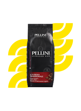 Pellini No4 Crema Tradizionale kaffebønner 1000g