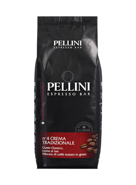 Pellini No4 Crema Tradizionale kaffebønner 1000g
