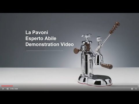 La Pavoni Manuell Espressomaskin Forkromet messing