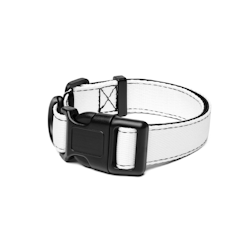 Hundhalsband SHW - White - S