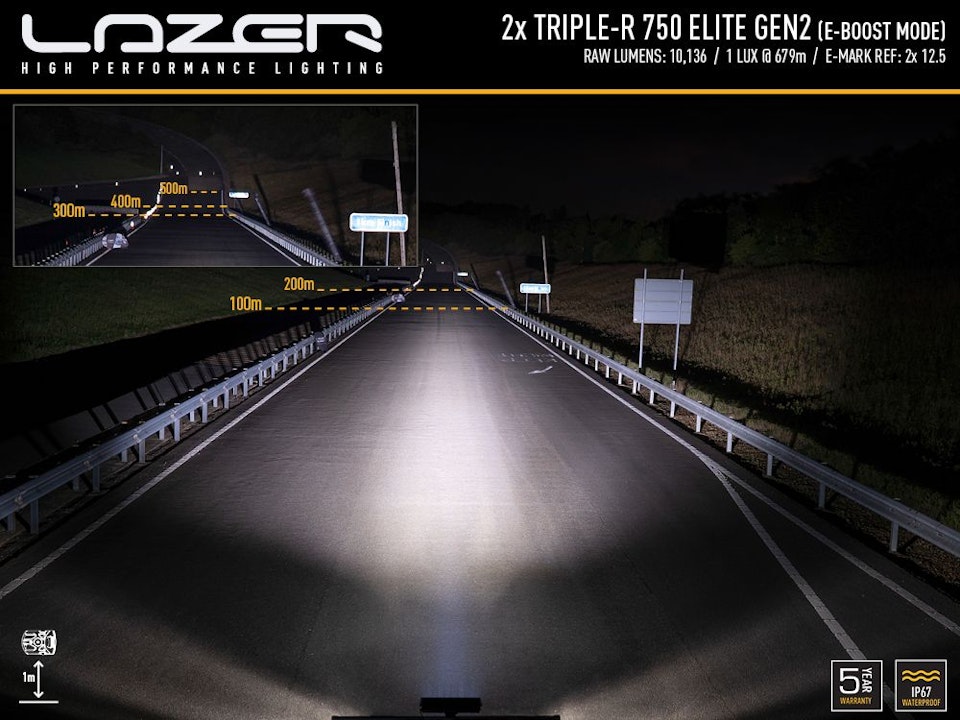 Lazer Grillkit Triple-R 750 Elite Gen2 VW T6 15-19 (lackad stötfångare)