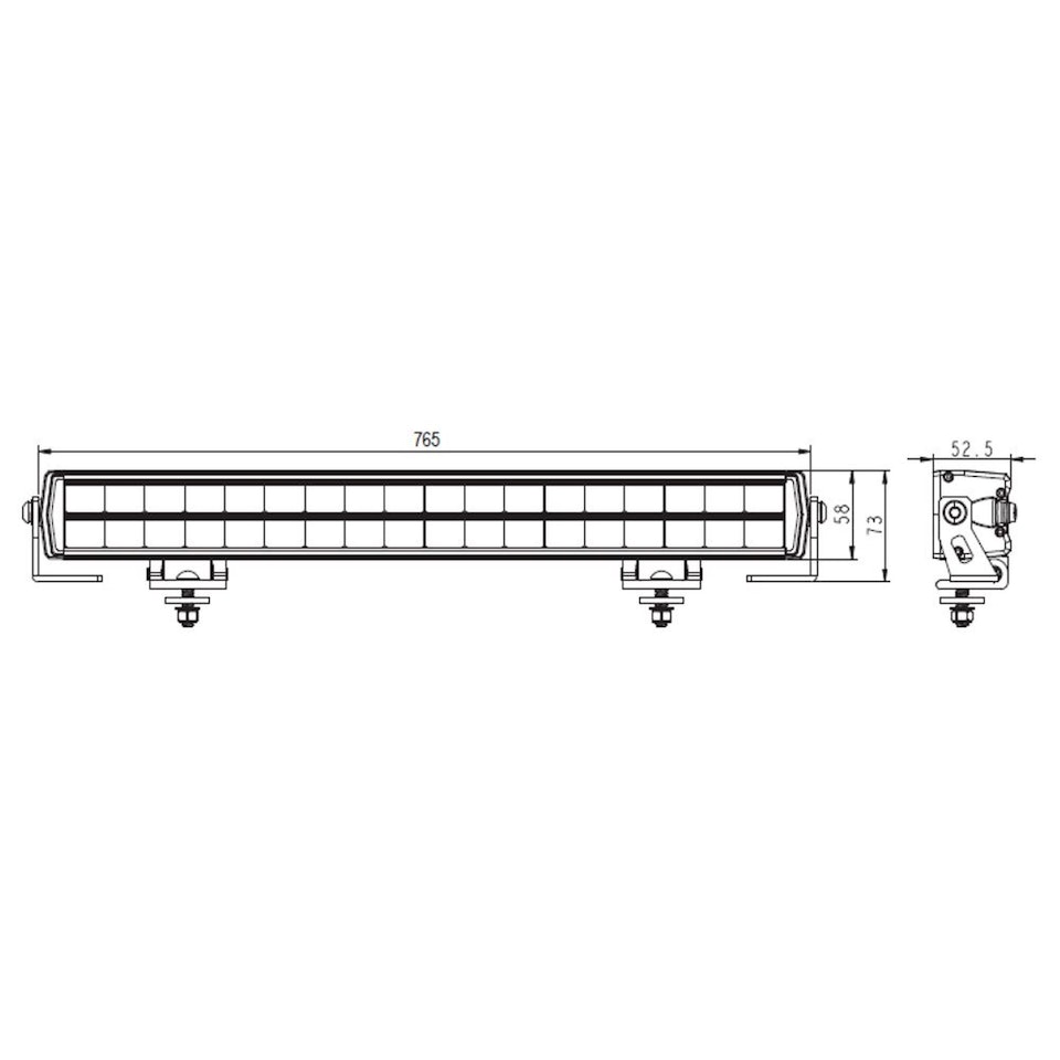 Ledramp 30 tum - Razor Driver Edition Dubbelrad