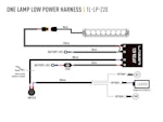 Lazer reläkabelsats för Lazerlamp - Low Power