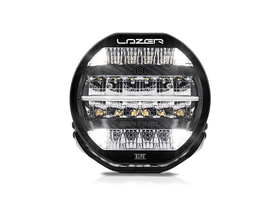 Led extraljus 9 tum - Lazer Sentinel Elite med positionsljus