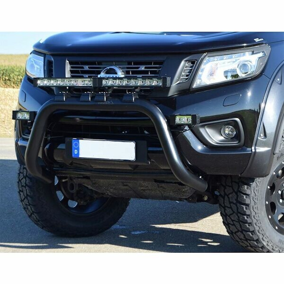 Frontbåge Delta 76mm Basic Navara 2016- Svart