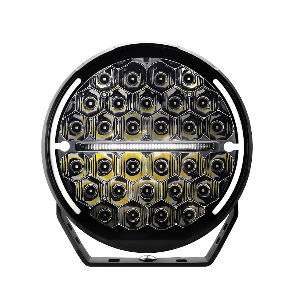 Led extraljus 9 tum - Flextra IceX med värmelins