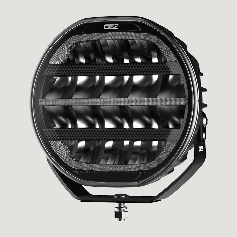 Led extraljus 9 tum - Ozz XR2 P9 med positionsljus