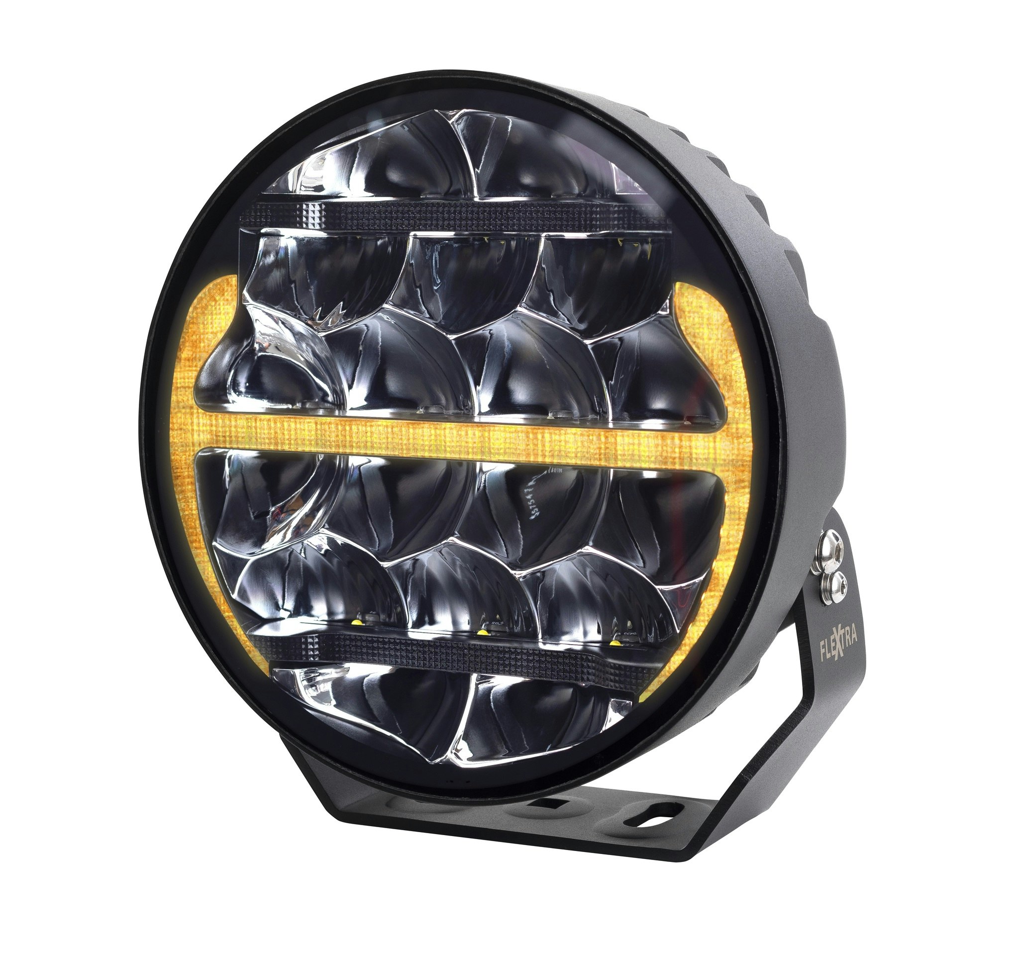Led extraljus 9 tum - Flextra Predator med positionsljus