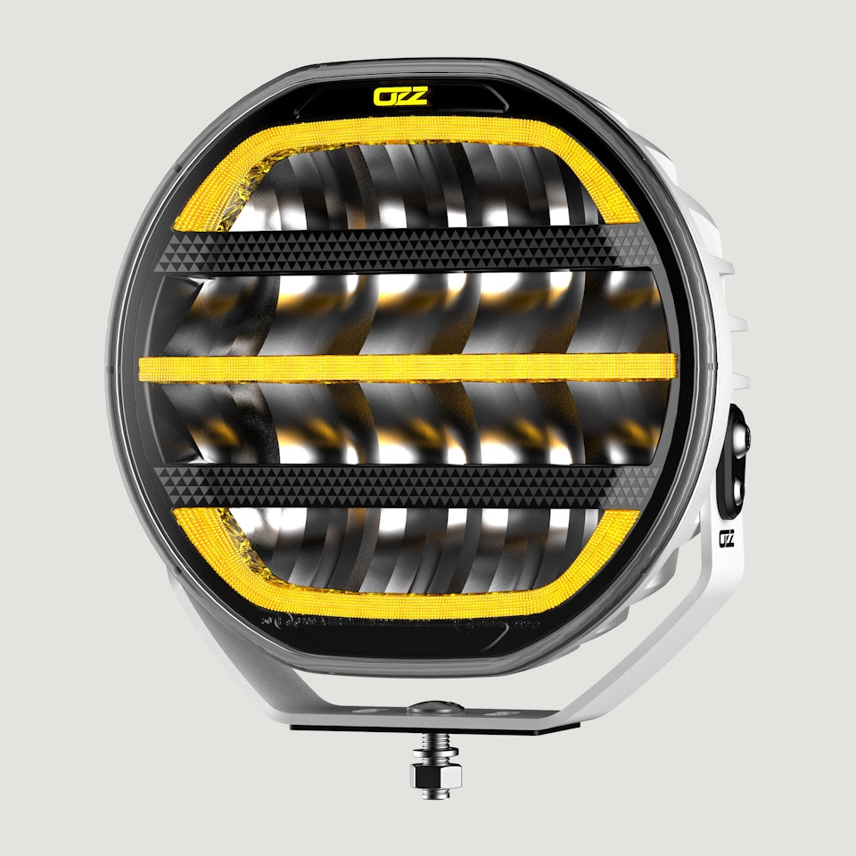 Led extraljus 9 tum - Ozz XR2 P9 med positionsljus