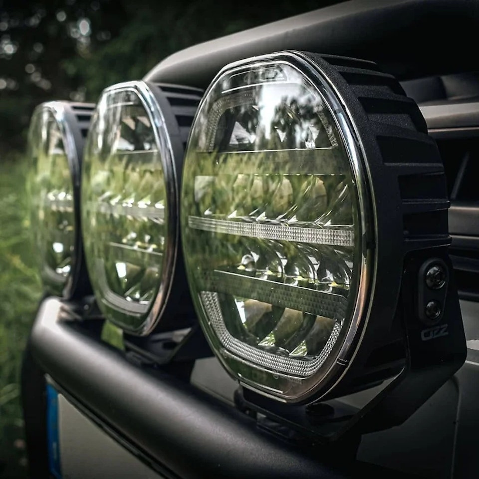 Led extraljus 9 tum - Ozz XR2 P9 med positionsljus