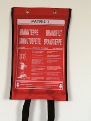 Brandfilt - Stop Fire, Herbarium grön