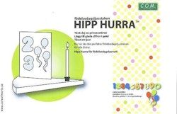 Hipp Hurra Födelsedagsljusstaken