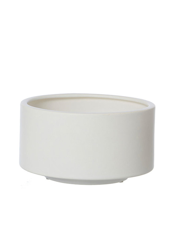 Keramikskål två storlekar, vit