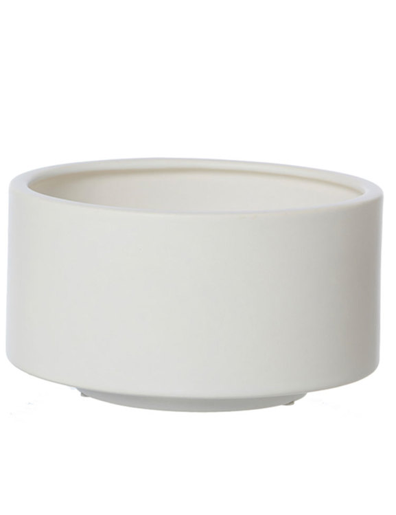 Keramikskål två storlekar, vit