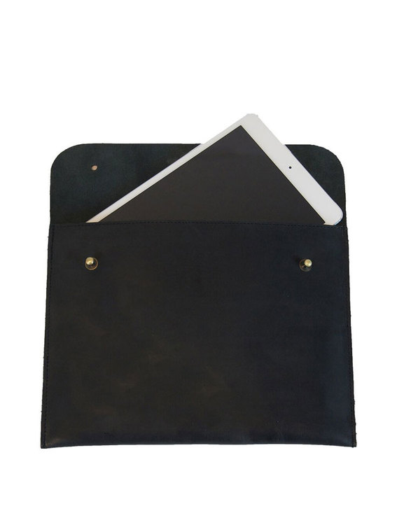 iPad|kuvertväska naturgarvat läder