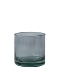 Ljuslykta | skål återvunnet glas, mauve