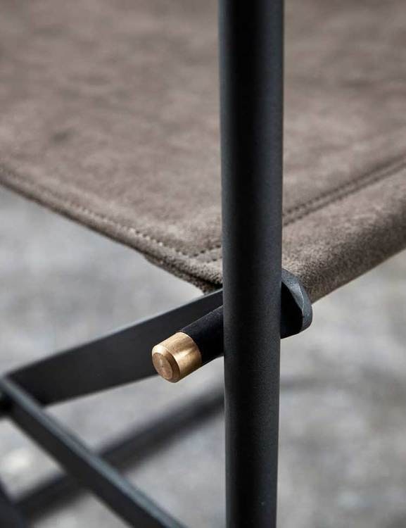 Detalj regissörsstol, dansk design