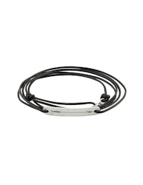 Armband Arrow läder och återvunnet bombskrot