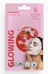 Stay Well Classic Mask Glowing Strawberry, 10-pack