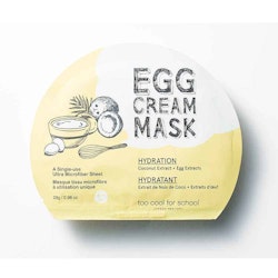 Too Cool For School Egg Cream Hydration Facial Mask, kort datum - 70% rabatt!