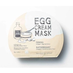Too Cool For School Egg Cream Firming Facial Mask, kort datum - 70% rabatt!