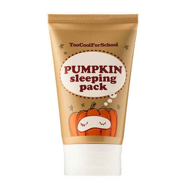 Ansiktsmask - Too Cool For School Pumpkin sleeping pack